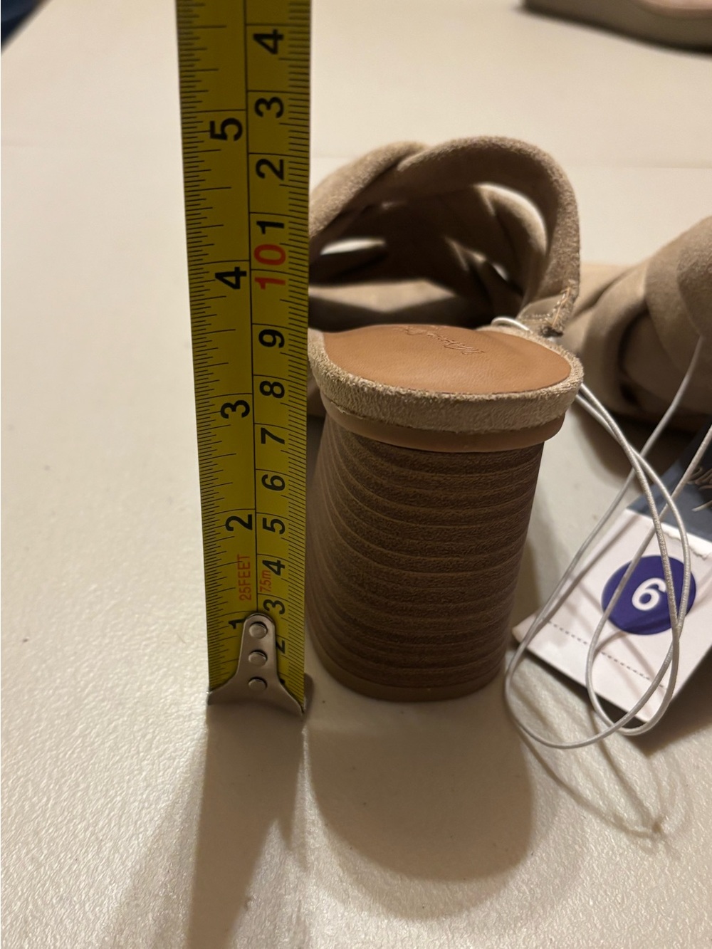 Universal Thread Braided Slide Mules in Tan 6 - Picture 3 of 7